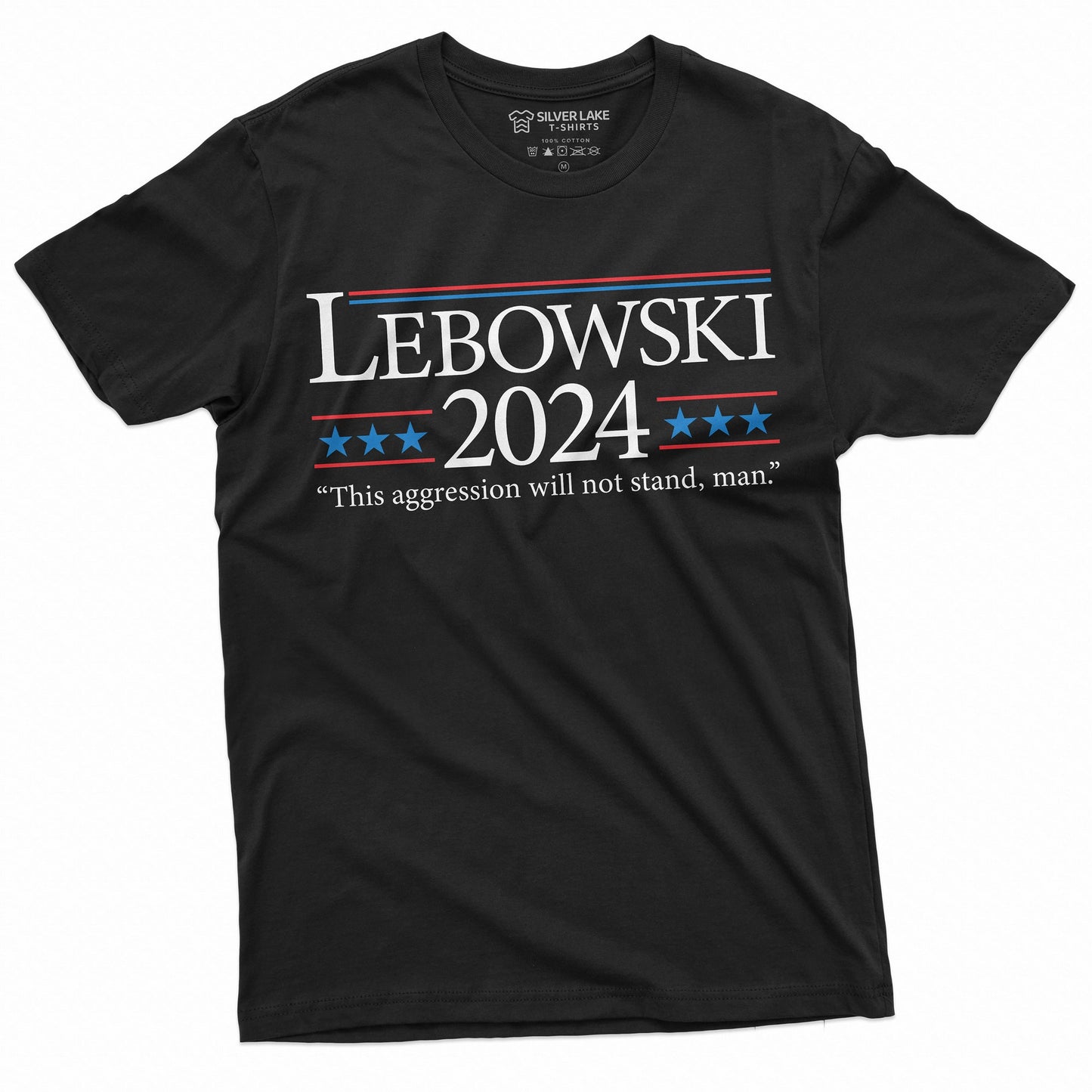 T-shirt homme Lebowski 2024, citation humoristique de Lebowski, t-shirt politique américain 2024, t-shirt inspiré du film et de la culture pop, t-shirts politiques, t-shirt et sweat à capuche