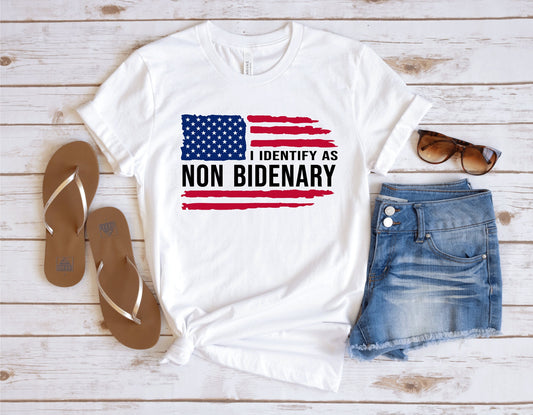 T-shirt républicain, T-shirt « Je ne suis pas partisan de Biden », T-shirt drapeau américain, T-shirt anti-démocrate, T-shirt conservateur, T-shirt patriotique (T-shirt et sweat à capuche)