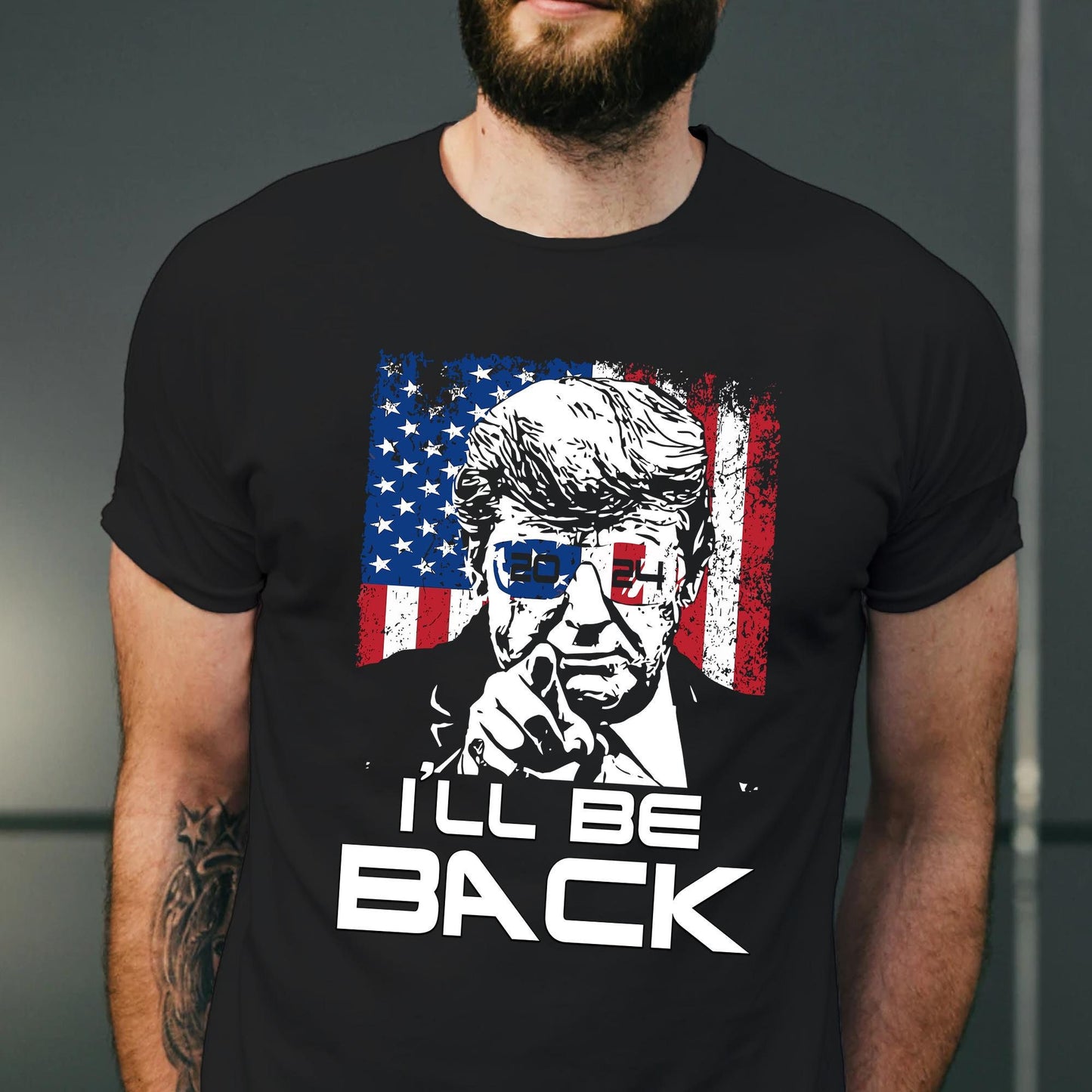 T-shirt « Je reviendrai président en 2024 », T-shirt du 4 juillet, Cadeau républicain, T-shirt politique américain, T-shirt patriotique humoristique, T-shirt et sweat à capuche pour voter aux élections