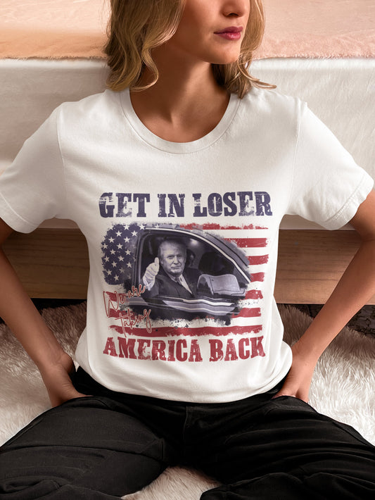 Montez, perdants ! On reprend l'Amérique ! T-shirt Trump, T-shirt de soutien à Trump, T-shirt « Make America Great Again », T-shirt et sweat à capuche « Trump pour président ».