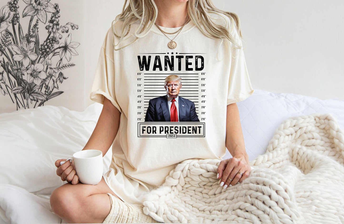 T-shirt « Recherché président 2024 » Donald Trump, T-shirt « Recherché Trump », T-shirt Président Trump, T-shirt « Pour la présidence 2024 », T-shirt et sweat à capuche républicains