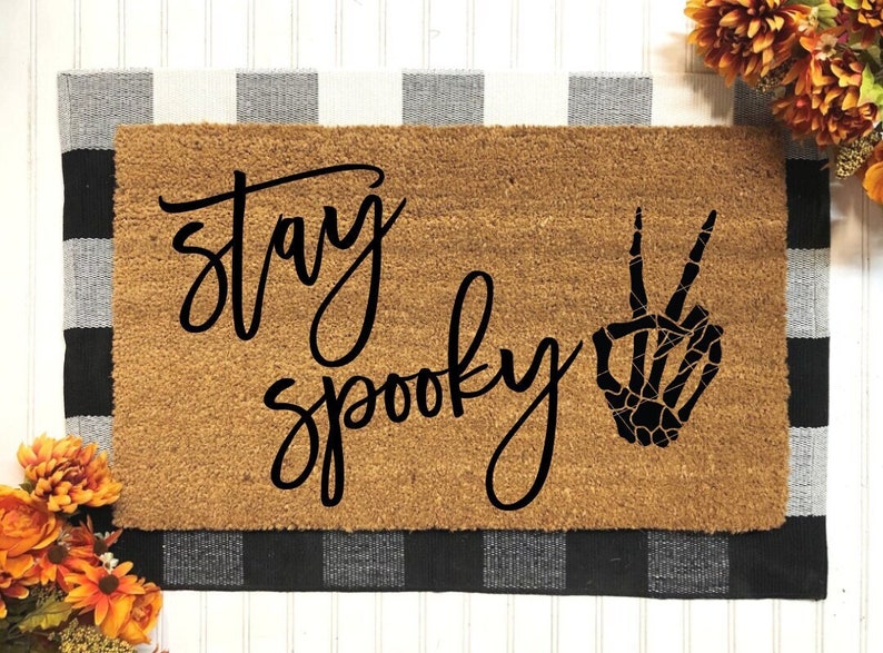 Tapis d'entrée Halloween « Stay Spooky » 0924