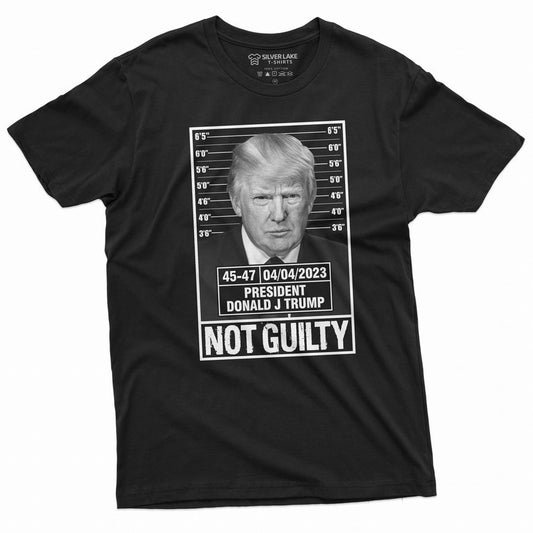 T-shirt photo de Donald Trump, T-shirt « Pas Guty 45-47 President », T-shirt et sweat à capuche « Arrêtez-nous » pour les élections présidentielles de soutien à Trump