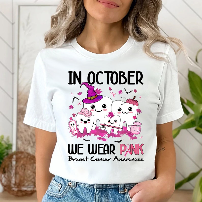 T-shirt et sweat-shirt de sensibilisation au cancer du sein (octobre) - 0924