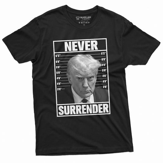 T-shirt et sweat à capuche « Le président Trump ne se rend jamais » 0924