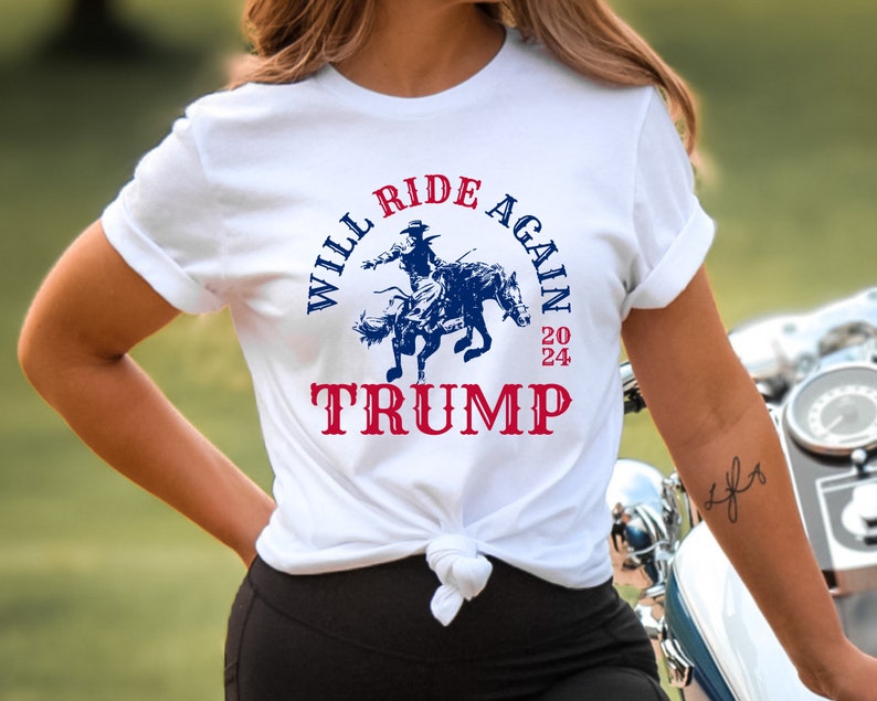 T-shirt Trump 2024, T-shirt « Reprenons l’Amérique », T-shirt et sweat à capuche style country western, fier d’appartenir à un cowboy conservateur, Président Trump, T-shirt et sweat à capuche pour la fête nationale américaine du 4 juillet
