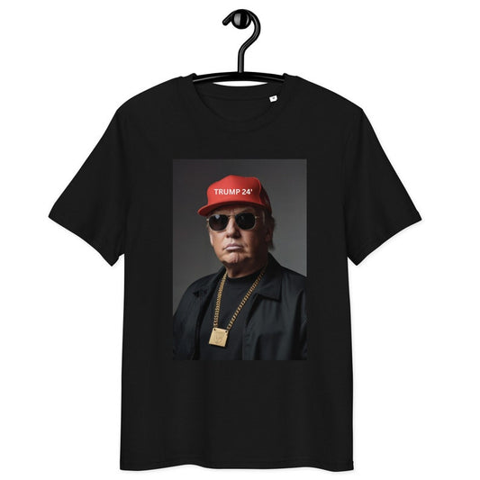 T-shirt unisexe en coton « Trump For President 2024 Felon Trump », disponible en plusieurs modèles, ainsi qu'en sweat à capuche.