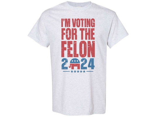 T-shirt Trump, Je vote pour le criminel, T-shirt Élection, T-shirt Élection 2024, T-shirt Républicain, T-shirt Conservateur, T-shirt et sweat à capuche humoristiques Trump