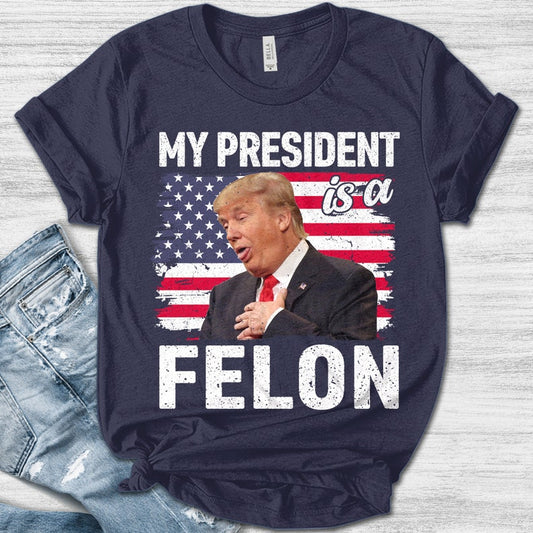 T-shirt « Je vote pour un criminel condamné en 2024 » - T-shirt « Voter pour un criminel condamné » - T-shirt politique humoristique - T-shirt « Criminel » - T-shirt et sweat à capuche graphiques sarcastiques