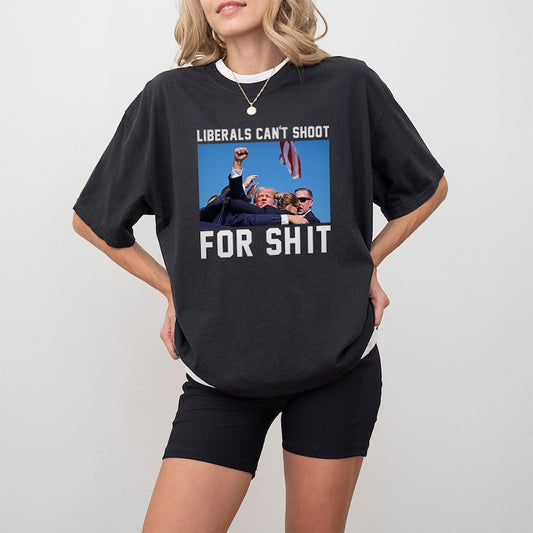 T-shirt et sweat à capuche « Les libéraux ne savent pas tirer » 0924