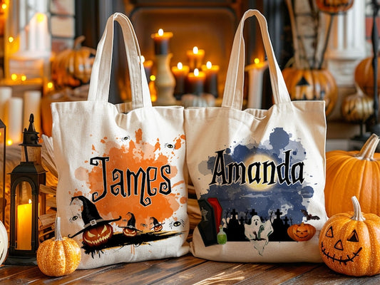 Spooky Halloween - Personalized Halloween Tote Bag 0924