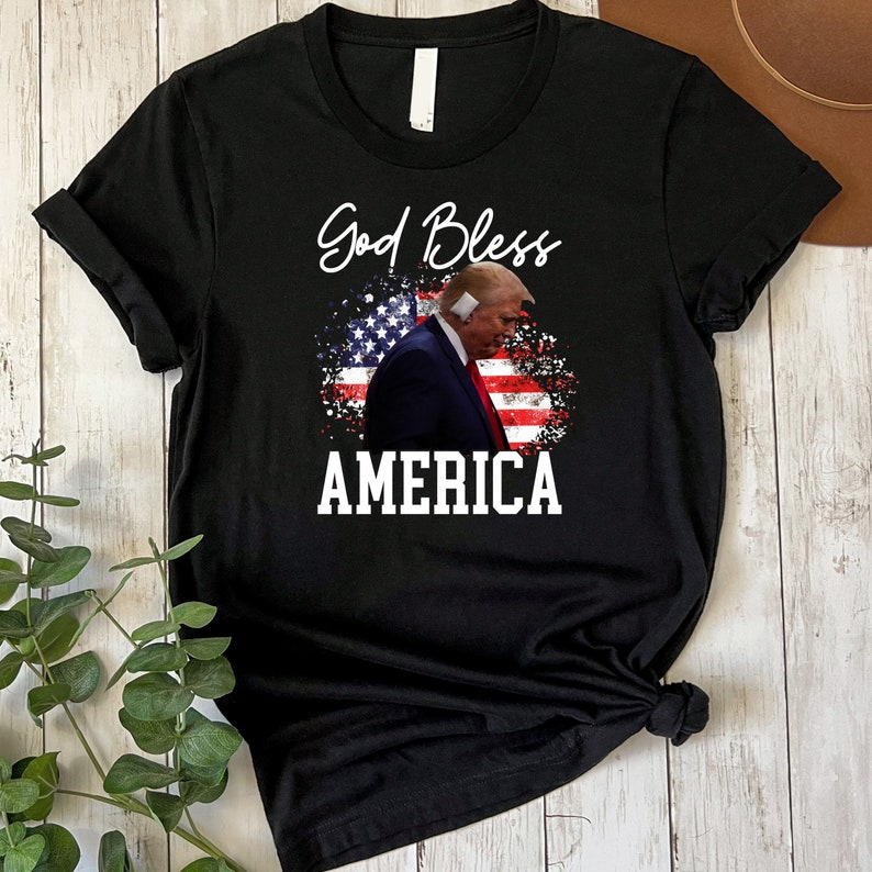 T-shirt et sweat à capuche « Que Dieu bénisse l’Amérique » 0924