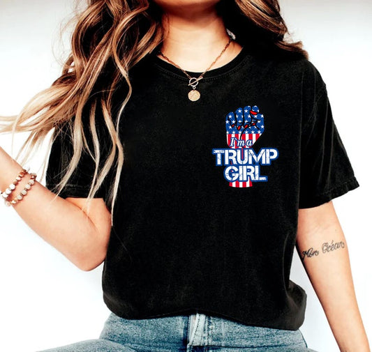 T-shirt et sweat à capuche « Je suis toujours une fille Trump » 0924