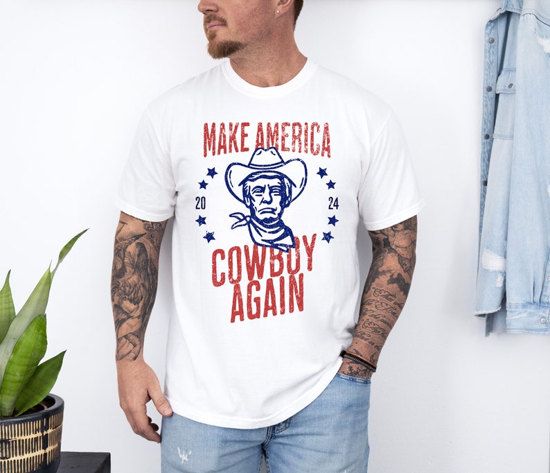 T-shirt et sweat à capuche « Make America Cowboy Again » 0924