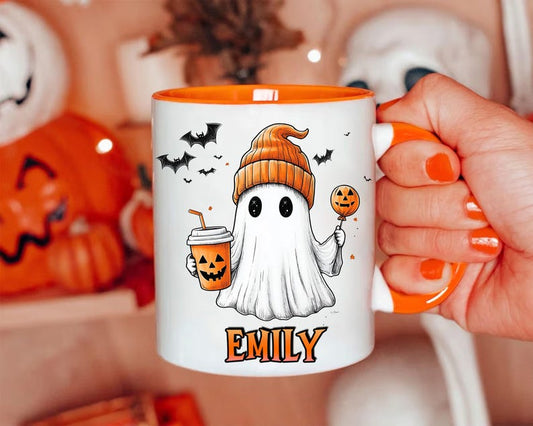 Ghost Halloween - Personalized Halloween Accent Mug 0924