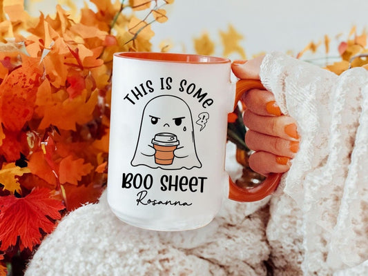 This is Some Boo Sheet Ghost - Personalized Halloween Accent Mug 0924