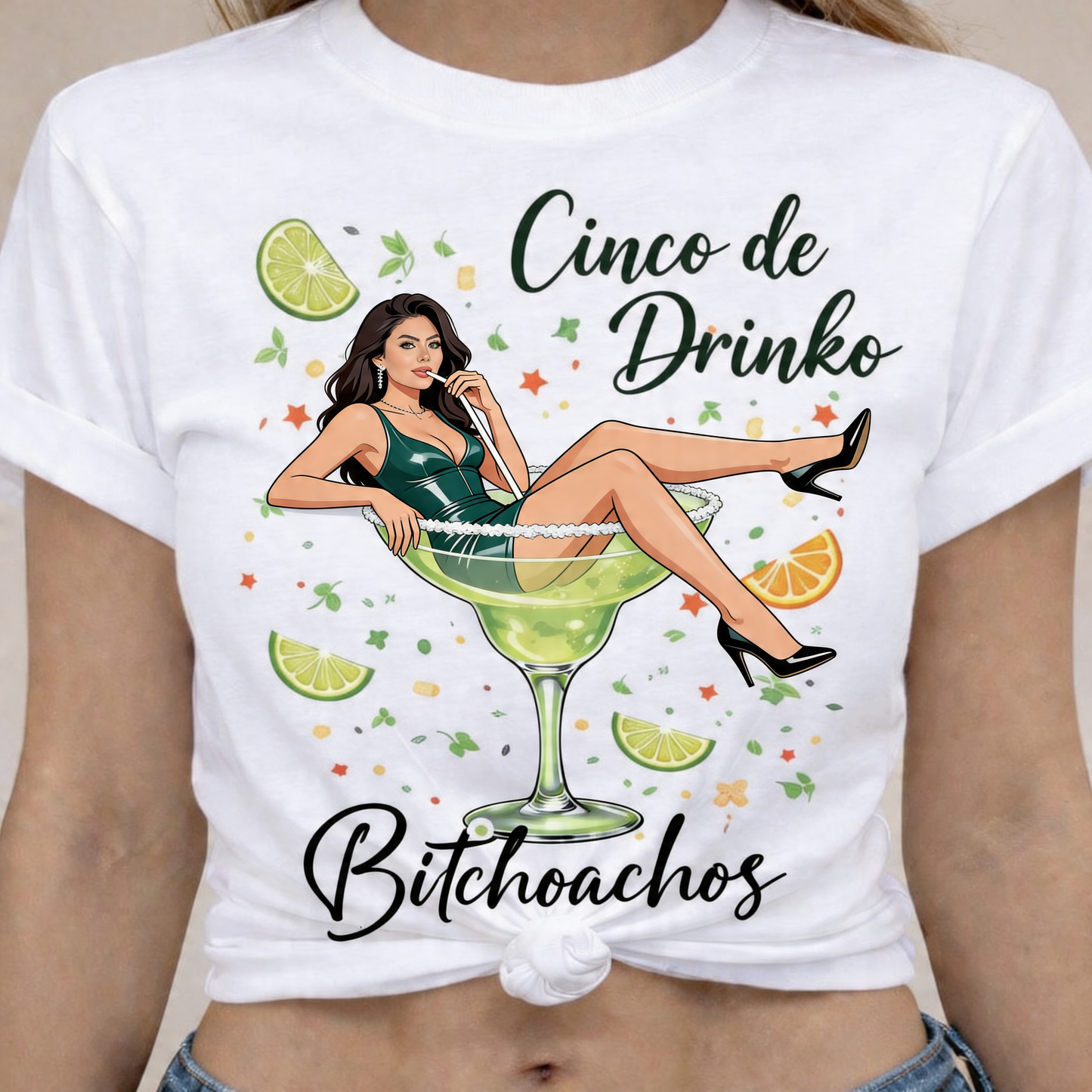 Cincode Drinko Bitchoachos - T-shirt et Sweat à Capuche Personnalisés pour Cinco de Mayo