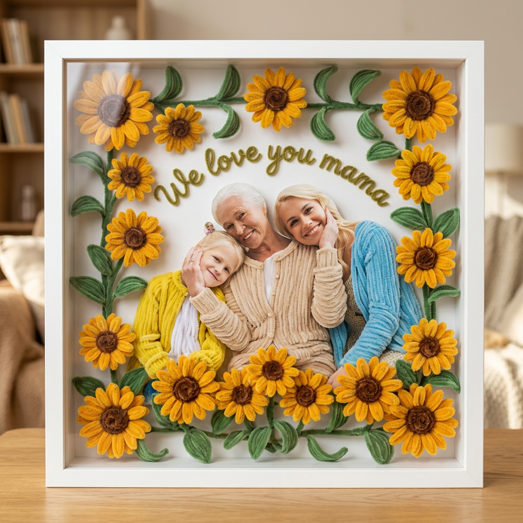 Idée Cadeau Maman - Plaque Acrylique Personnalisée en Forme Sur Mesure