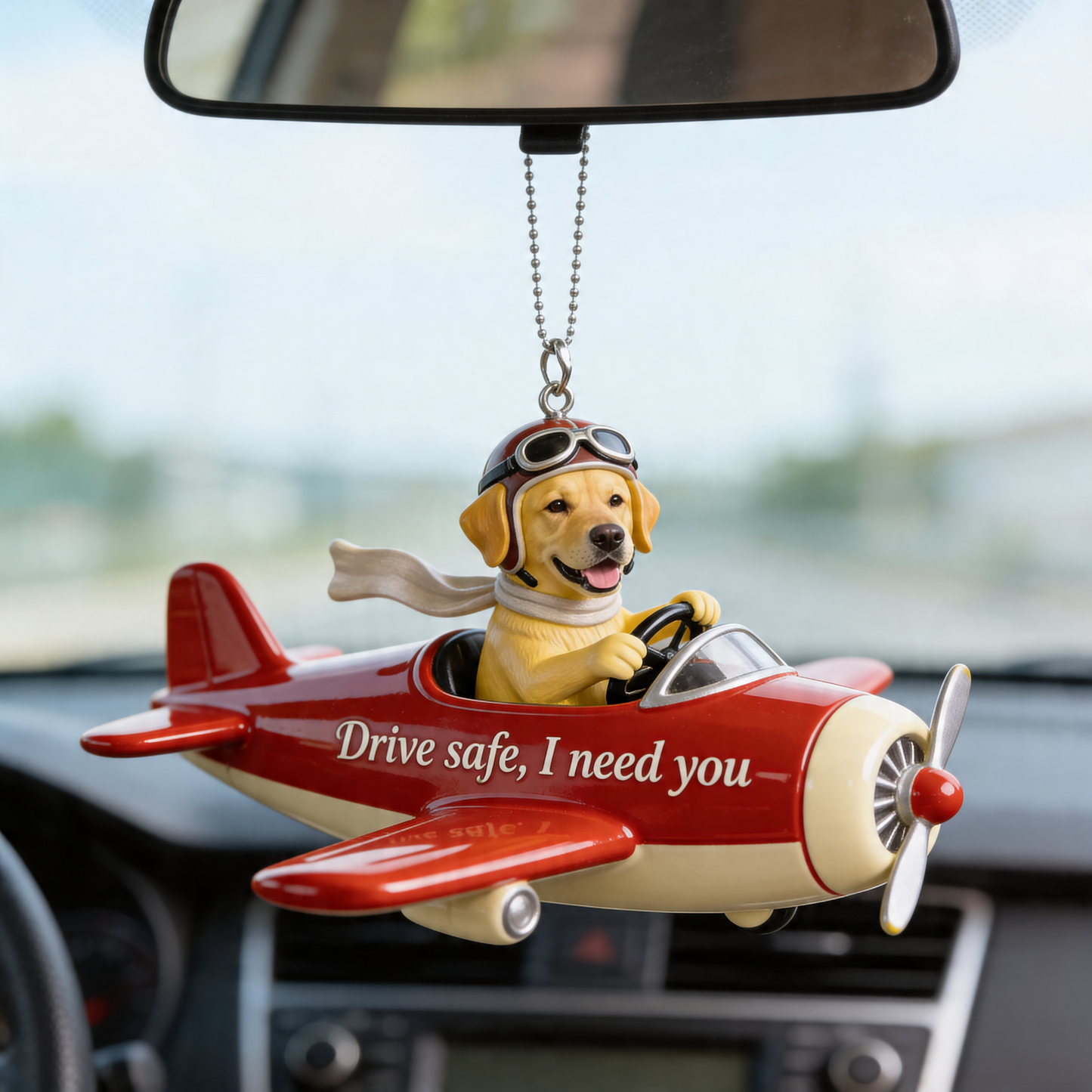 Cadeau pour Maman Chien, Maman Animal, Amoureux de Chiens et Chats - Ornement de Voiture Personnalisé