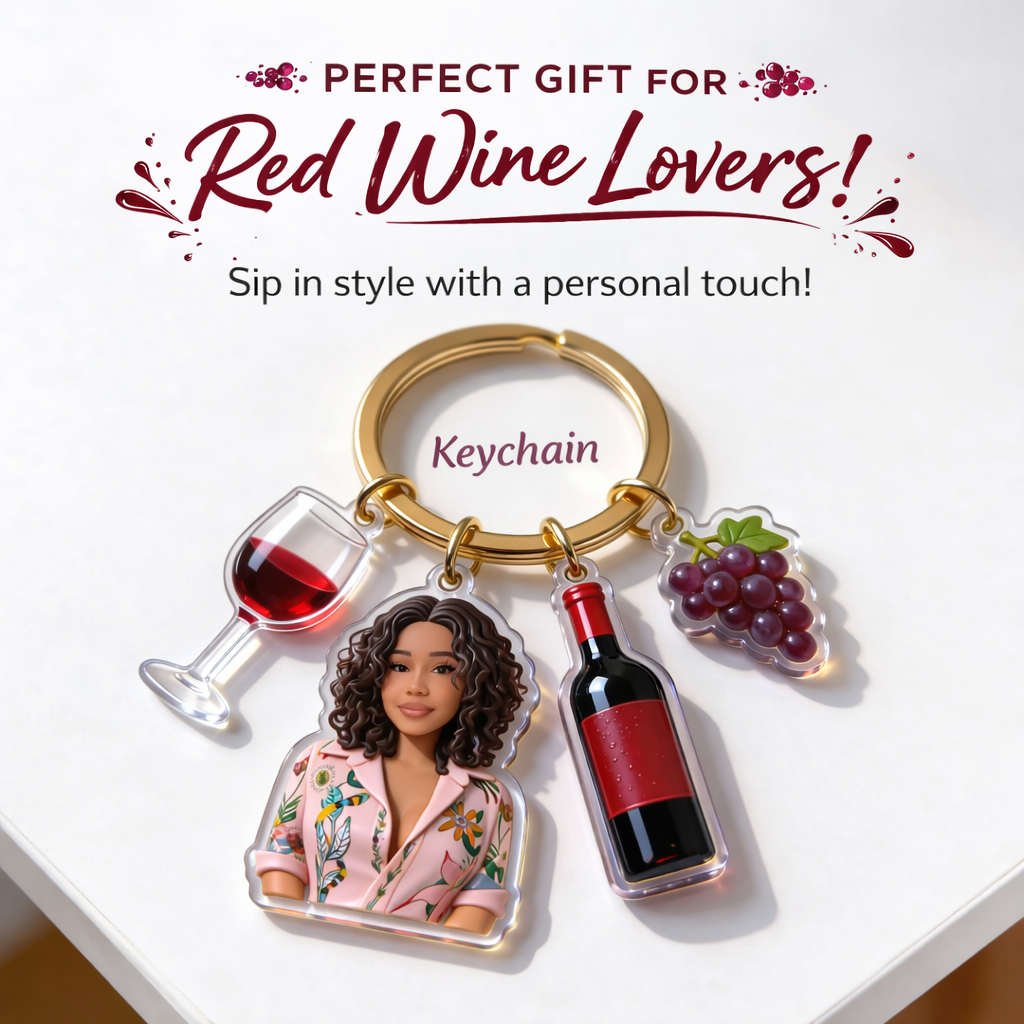 Alcoholic Beverage Fan, Beer, Cocktail, Whiskey, Wine... Lovers - Personalized Alcoholic beverage Premium Keychain With Charms