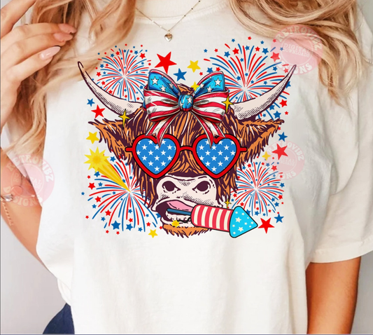 T-shirt et sweat à capuche Merica Highland Cow Highland Cow 0624