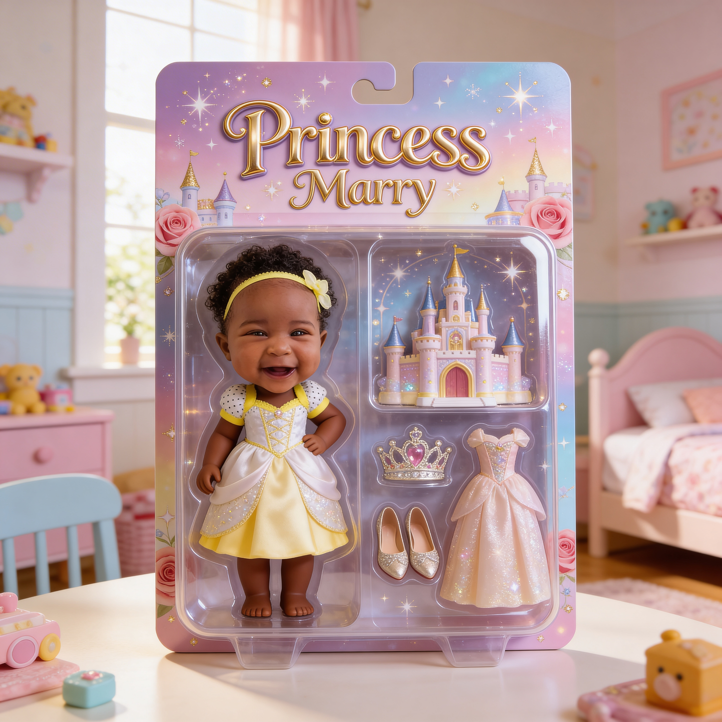 Magical Princess - Personalized Kid Custom Shaped Acrylic Plaque