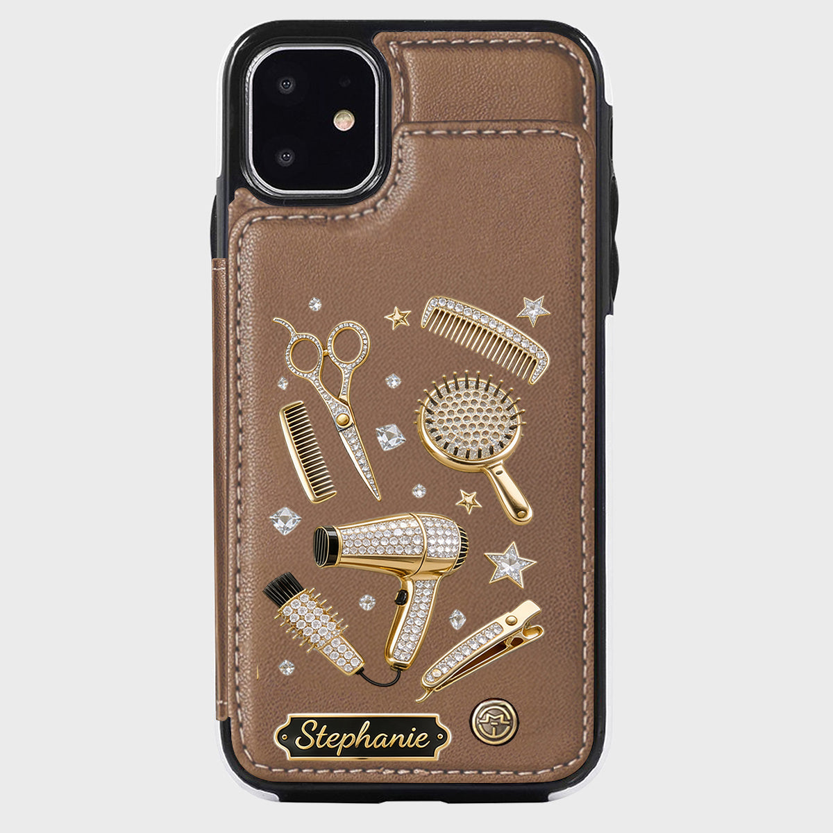 Ciseaux de Coiffeur Décor Salon - Étui de Téléphone Personnalisé
