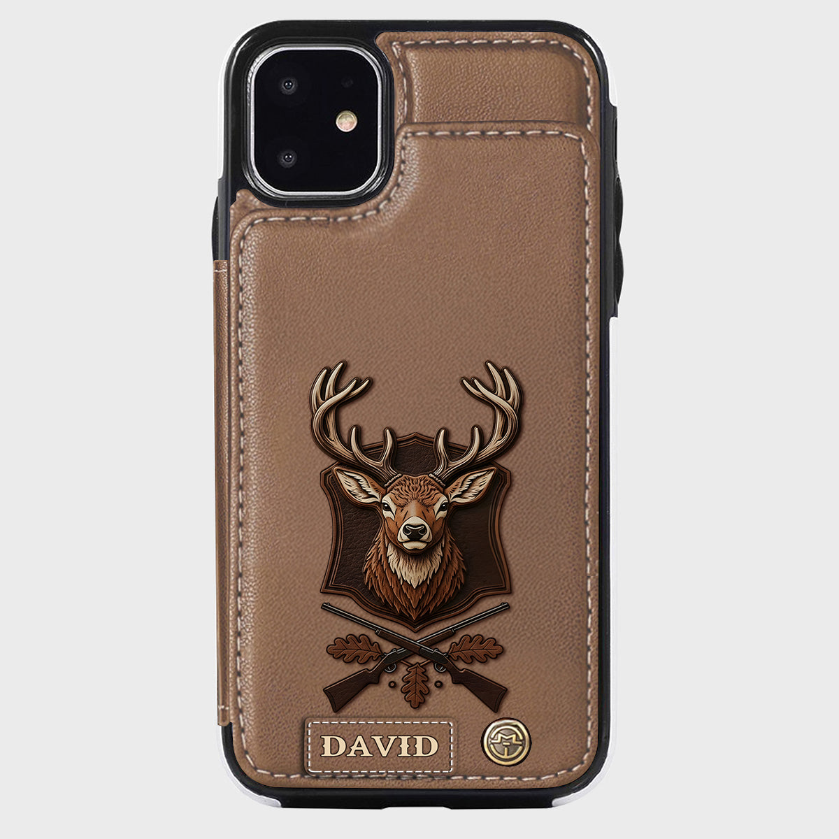 Passionné de chasse - Étui portefeuille personnalisé pour téléphone sur le thème de la chasse