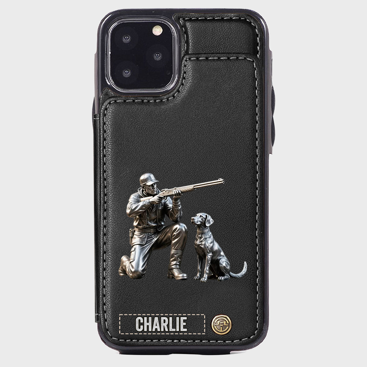 Passionné de chasse - Étui portefeuille personnalisé pour téléphone sur le thème de la chasse