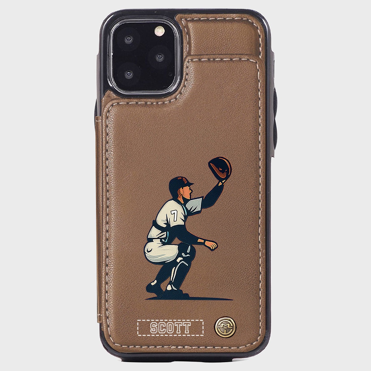 C'est la saison du baseball ! - Étui portefeuille personnalisé pour téléphone portable sur le thème du baseball