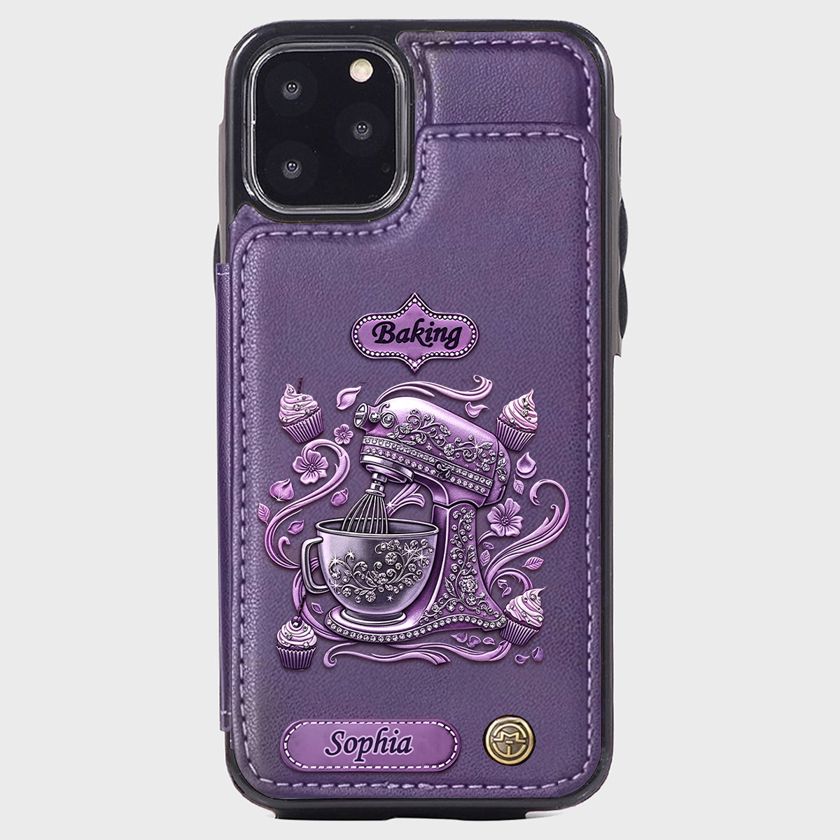 Love Baking - Personalized Baking Wallet Phone Case