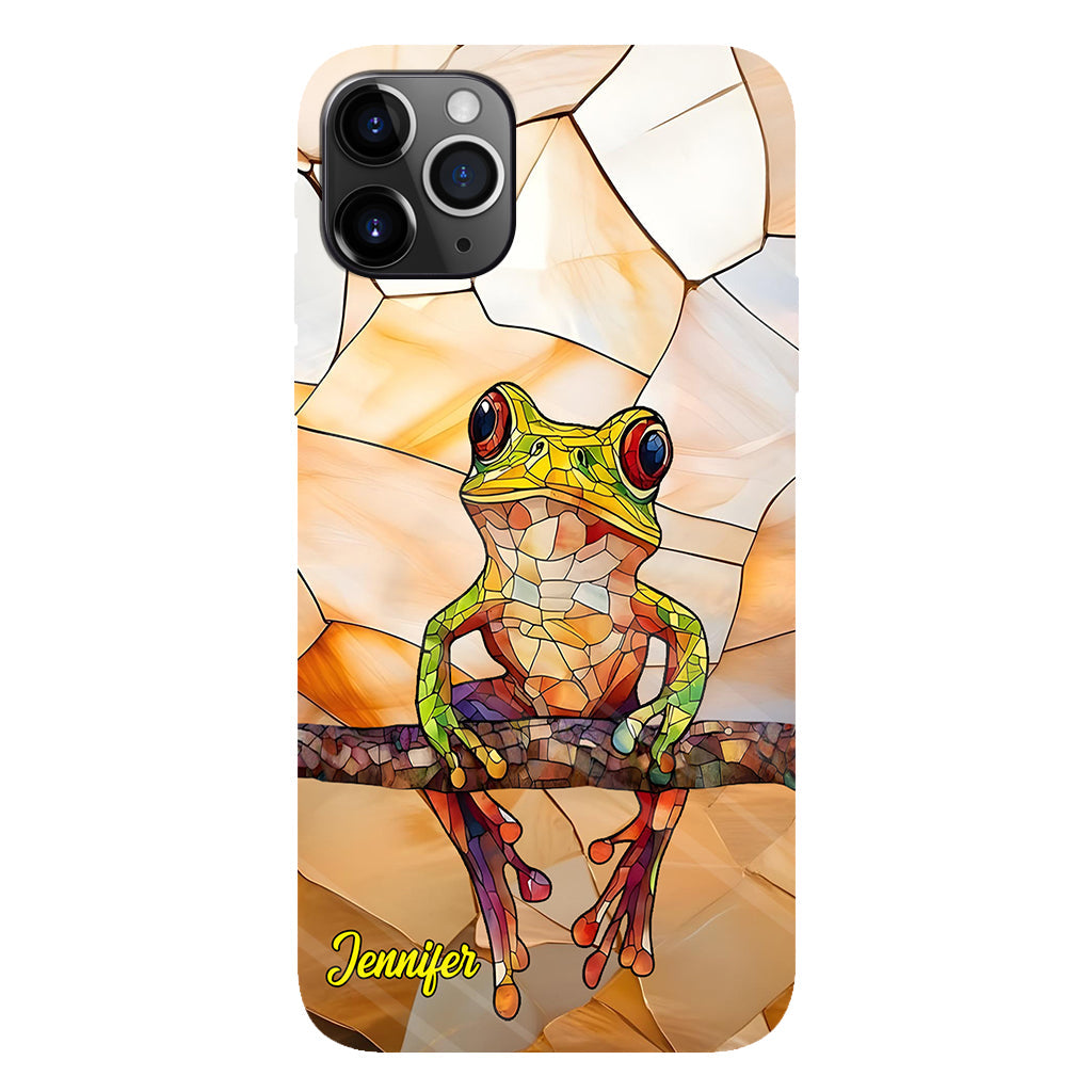 Coque de téléphone personnalisée avec motif grenouille - Cadeau idéal pour les amoureux des grenouilles