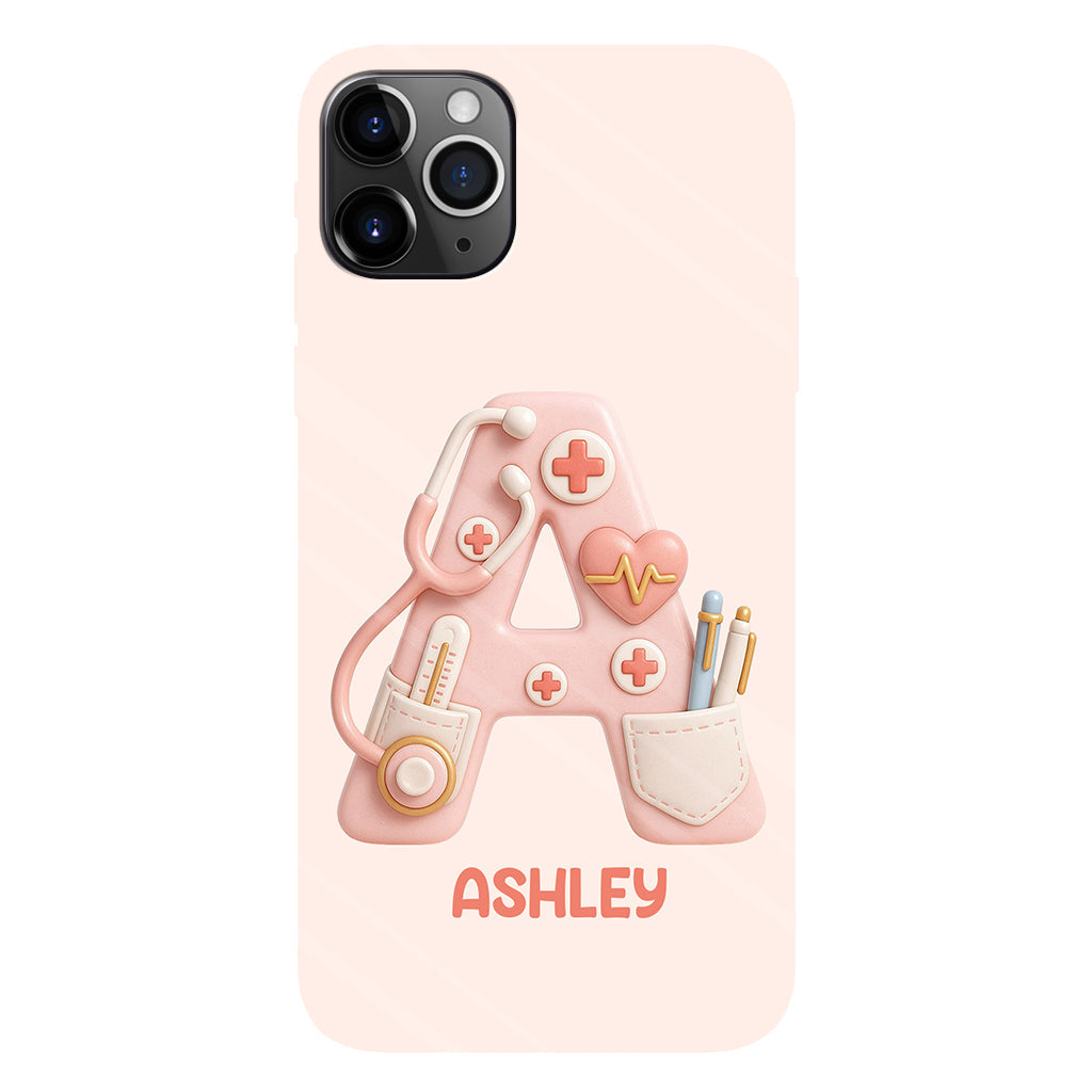 Nurse Alphabet Custom - Personalized Nurse Full Print Phone Case