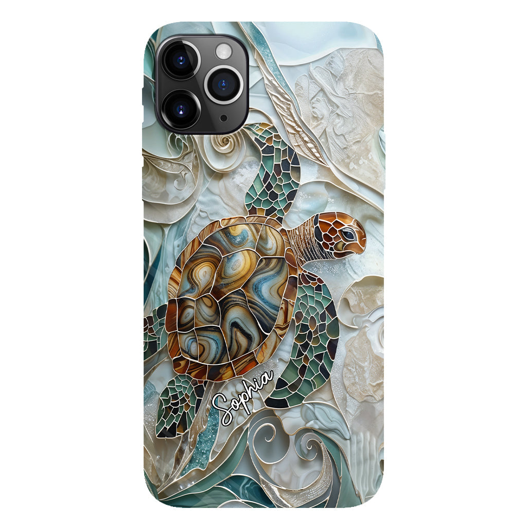 Love Turtles - Personalized Turtle Full Print Phone Case