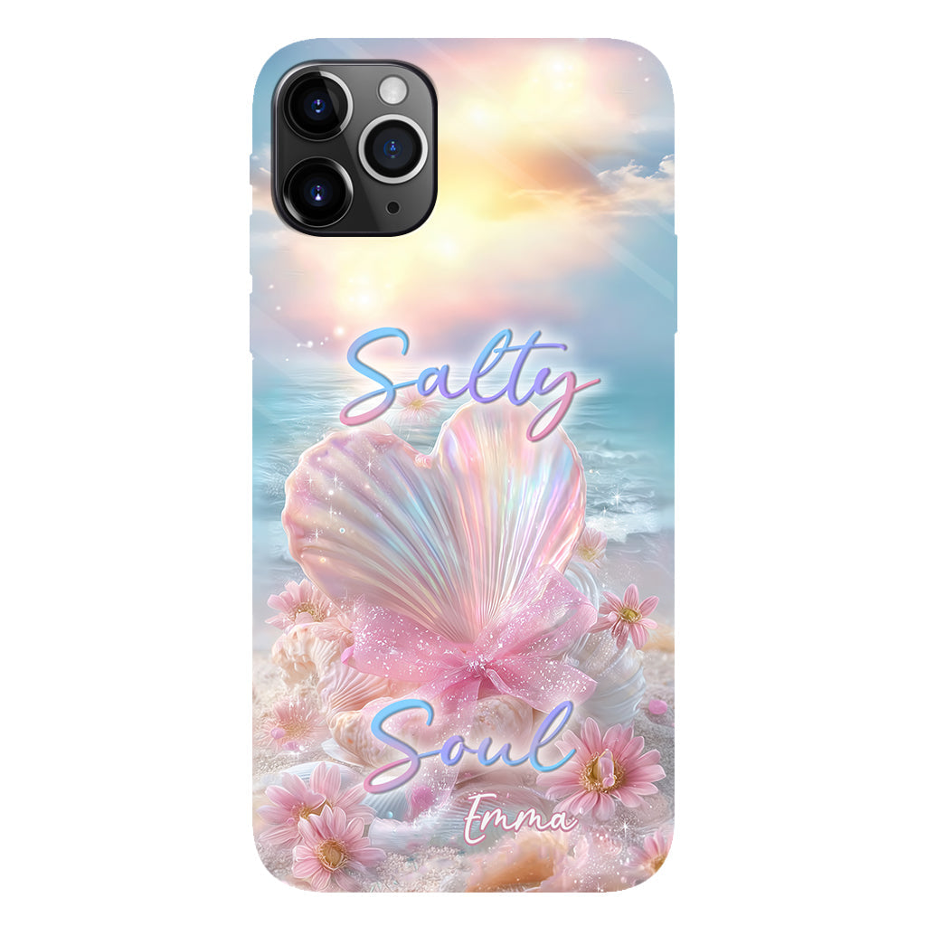 Salty Soul - Coque de téléphone personnalisée pour amoureux de la mer avec impression intégrale