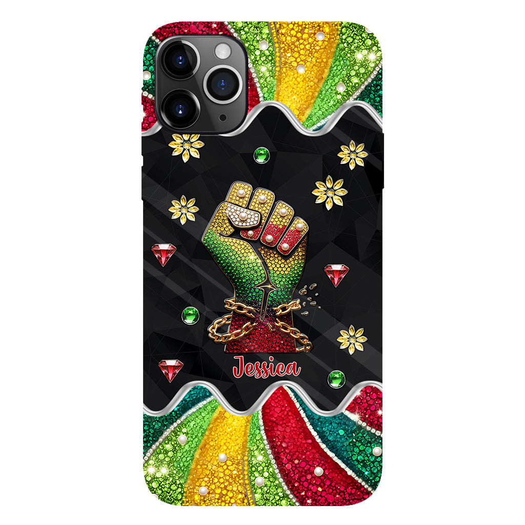Ils ne nous aiment pas - Coque de téléphone et support de téléphone personnalisés Juneteenth avec impression intégrale