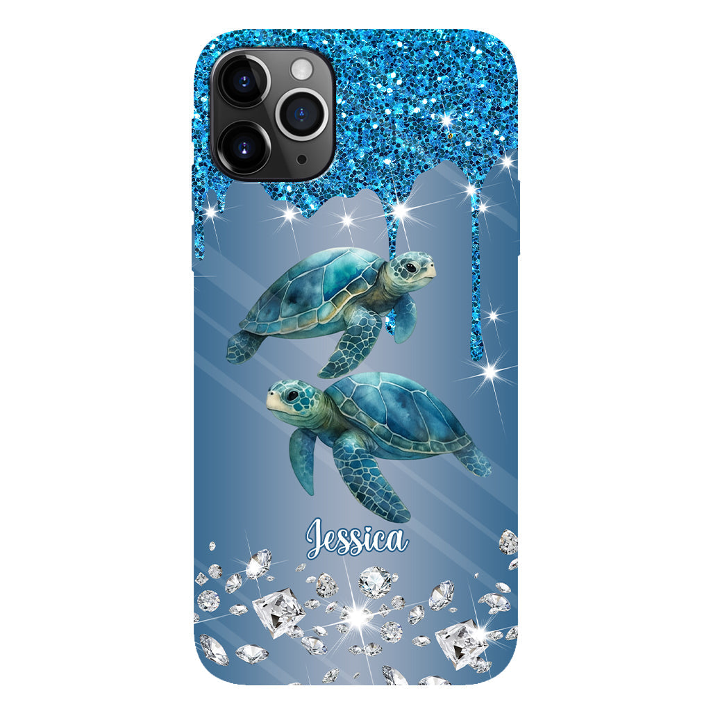 Beautiful Dolphins/ Turtles/ Whale... Gift For Sea Lover - Personalized Sea Lover Full Print Phone Case