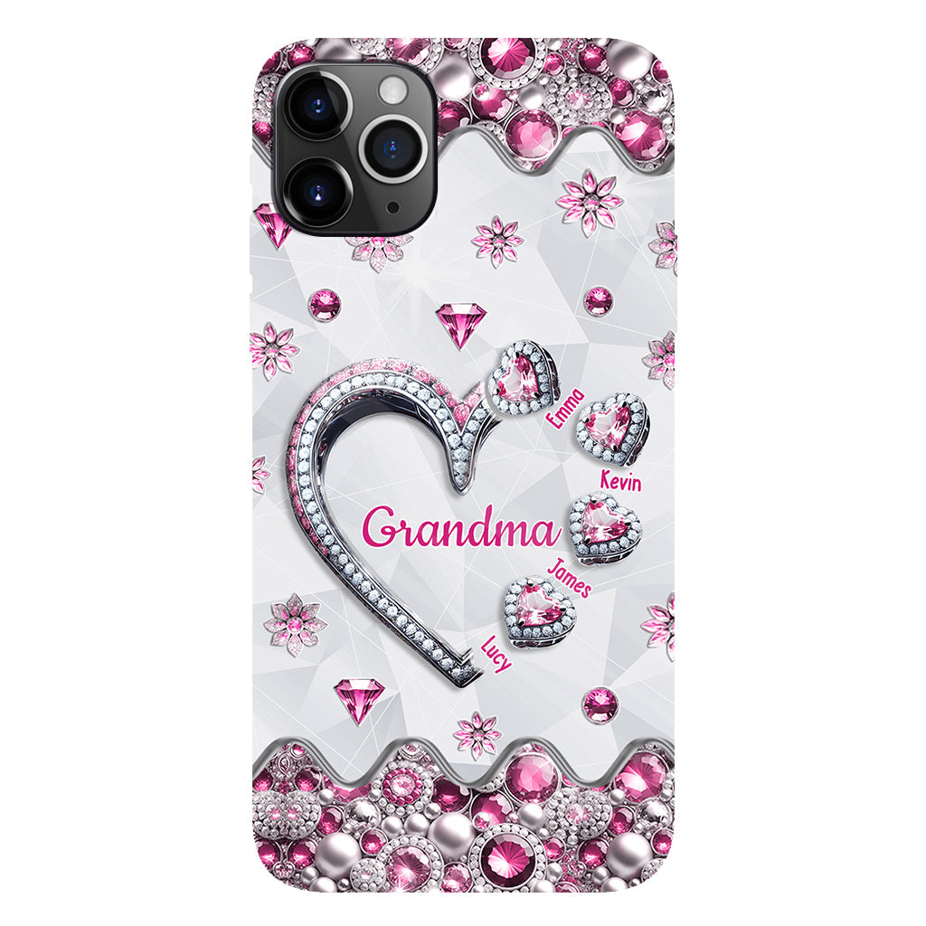 Cadeau pour grand-mère, maman… - Coque de téléphone personnalisée avec impression intégrale « Grand-mère »