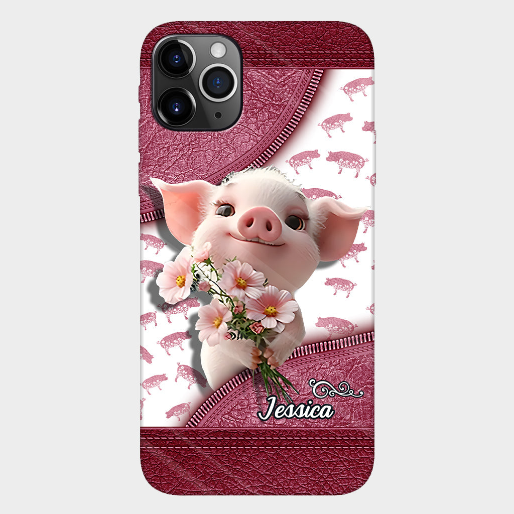 Love Pig - Personalized Pig Lover Full Print Phone Case