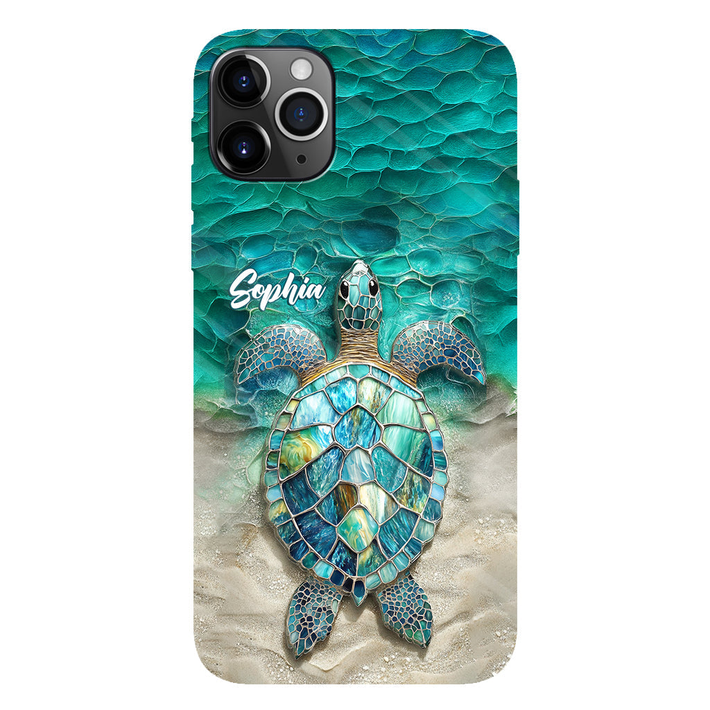 Sea Turtle Lovers - Personalized Turtle Full Print Phone Case