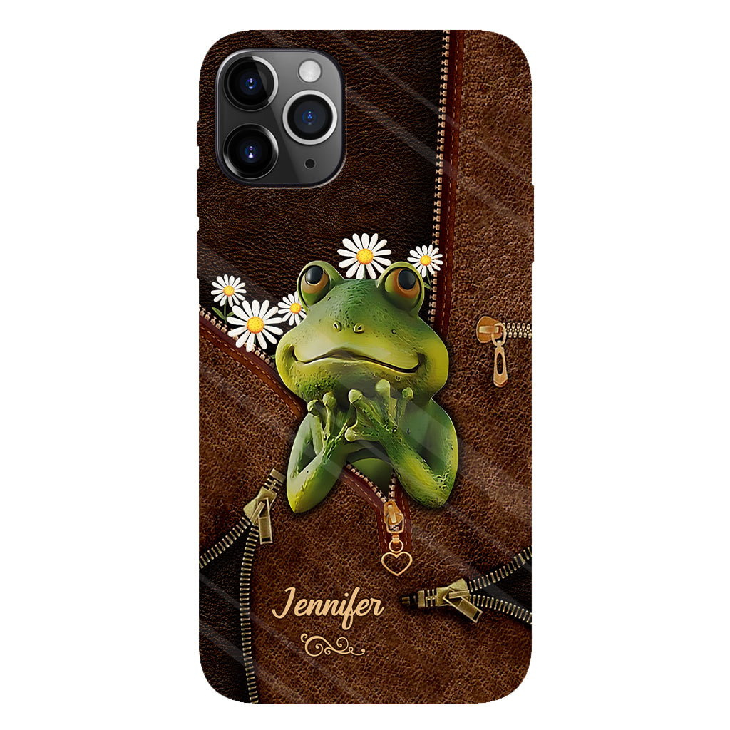 Cute Frogs - Personalized Frog Full Print Phone Case