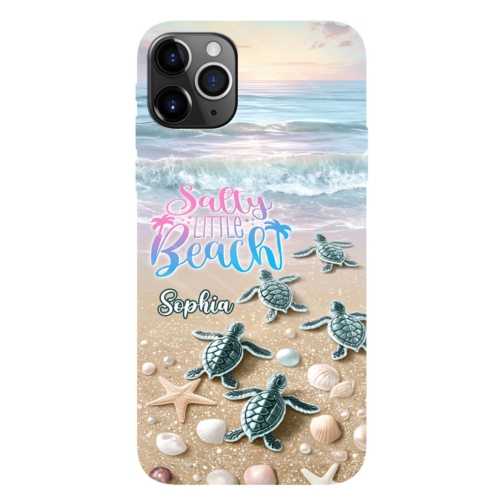 Salty Lil Beach - Coque de téléphone personnalisée pour amoureux de la mer avec impression intégrale