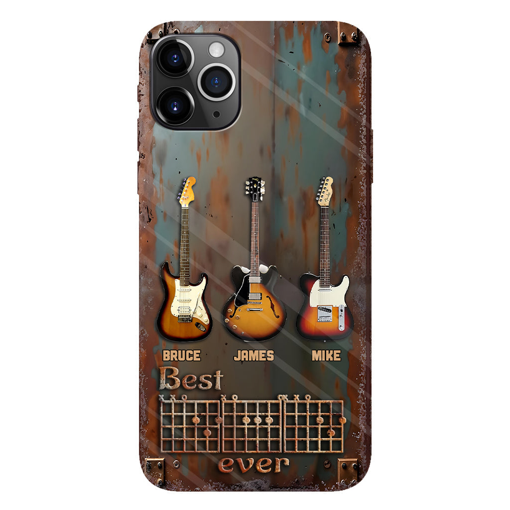 Best Guitar Dad Ever - Personalized Guitar Full Print Phone Case