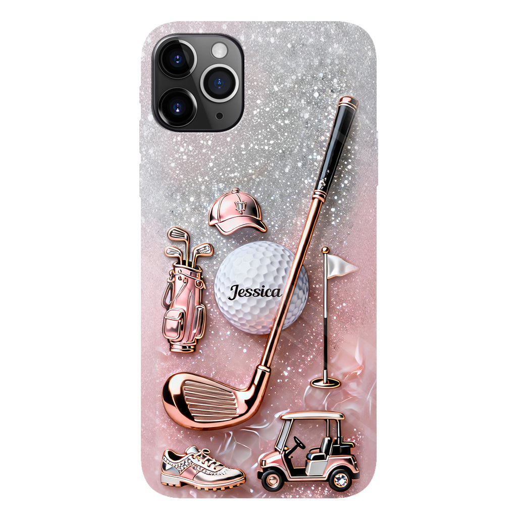 Passionné de golf ? Coque de téléphone personnalisée avec imprimé golf intégral
