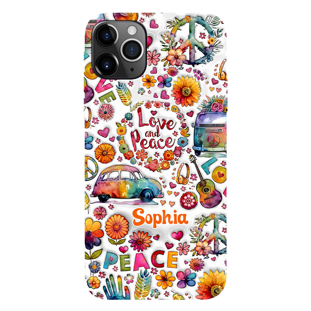 Coque de téléphone personnalisée Hippie Soul - Motif hippie intégral