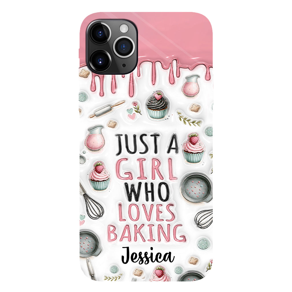 Just A Girl Who Loves Baking - Personalized Baking Full Print Phone Case