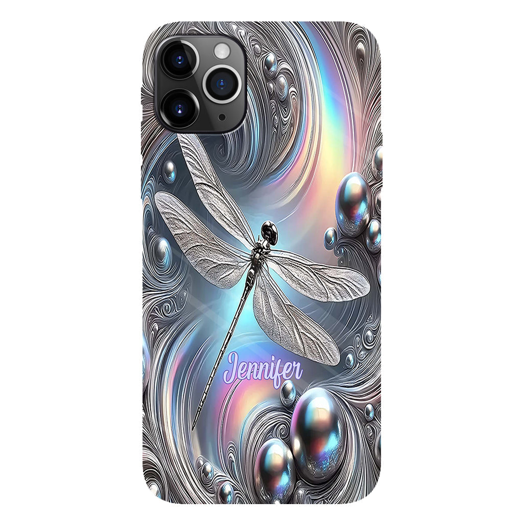 Magnifique libellule - Coque de téléphone personnalisée avec motif libellule intégral