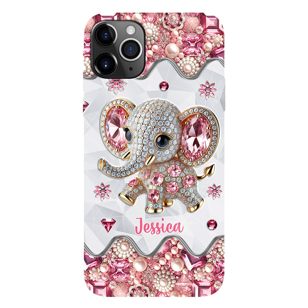 Just A Girl Who Loves Elephants - Personalized Elephant Full Print Phone Case
