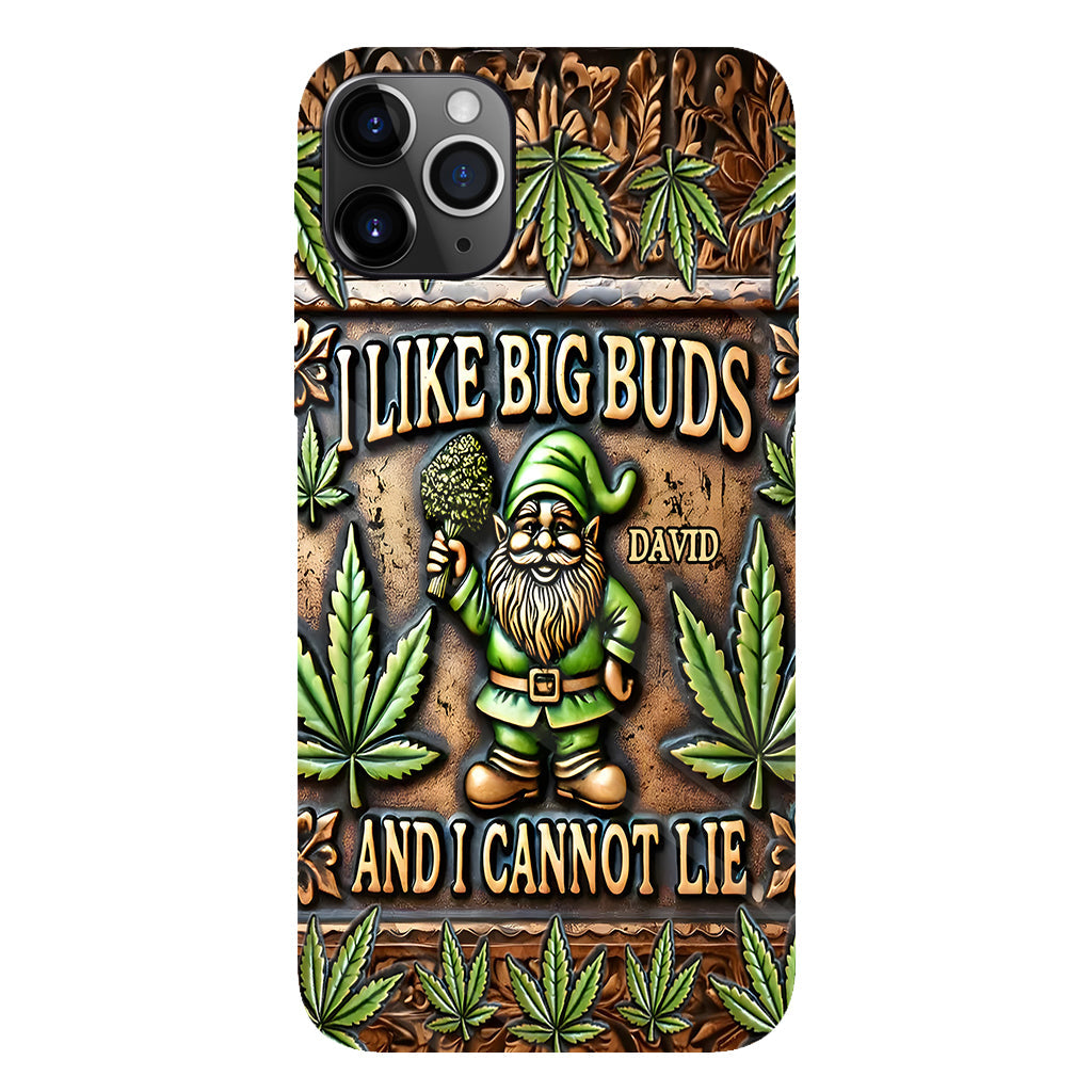 J'aime les grosses têtes - Coque de téléphone personnalisée avec impression intégrale sur le thème du cannabis