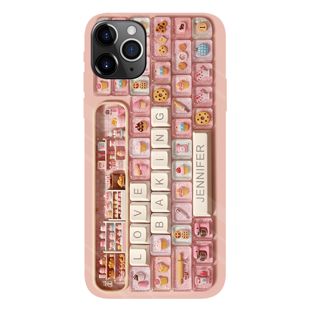 Coque de téléphone personnalisée « Passion Pâtisserie » avec motif intégral